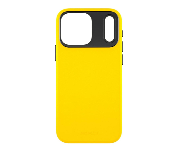 YAXO Leather Gear Slim Case MagSafe iPhone 17 Pro Max Yellow - 1455898 - zdjęcie